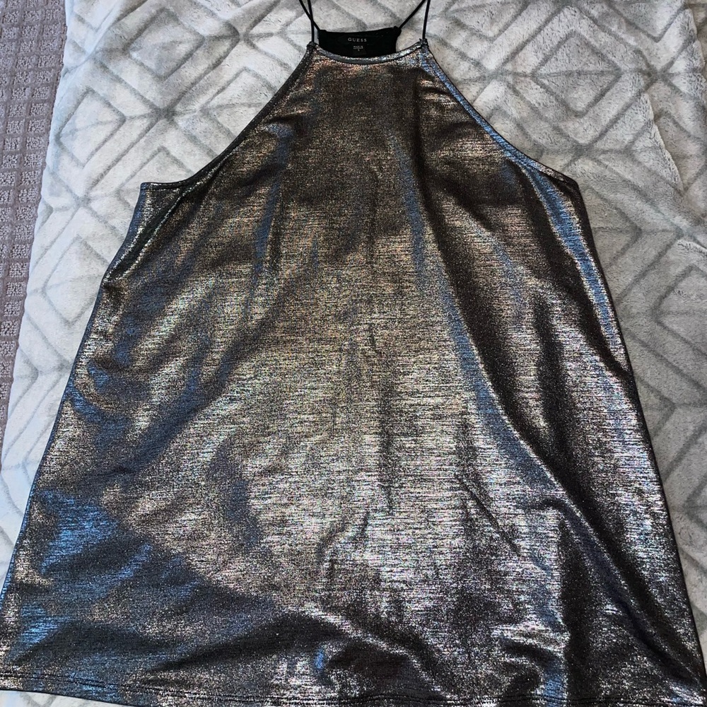 Silver tank top